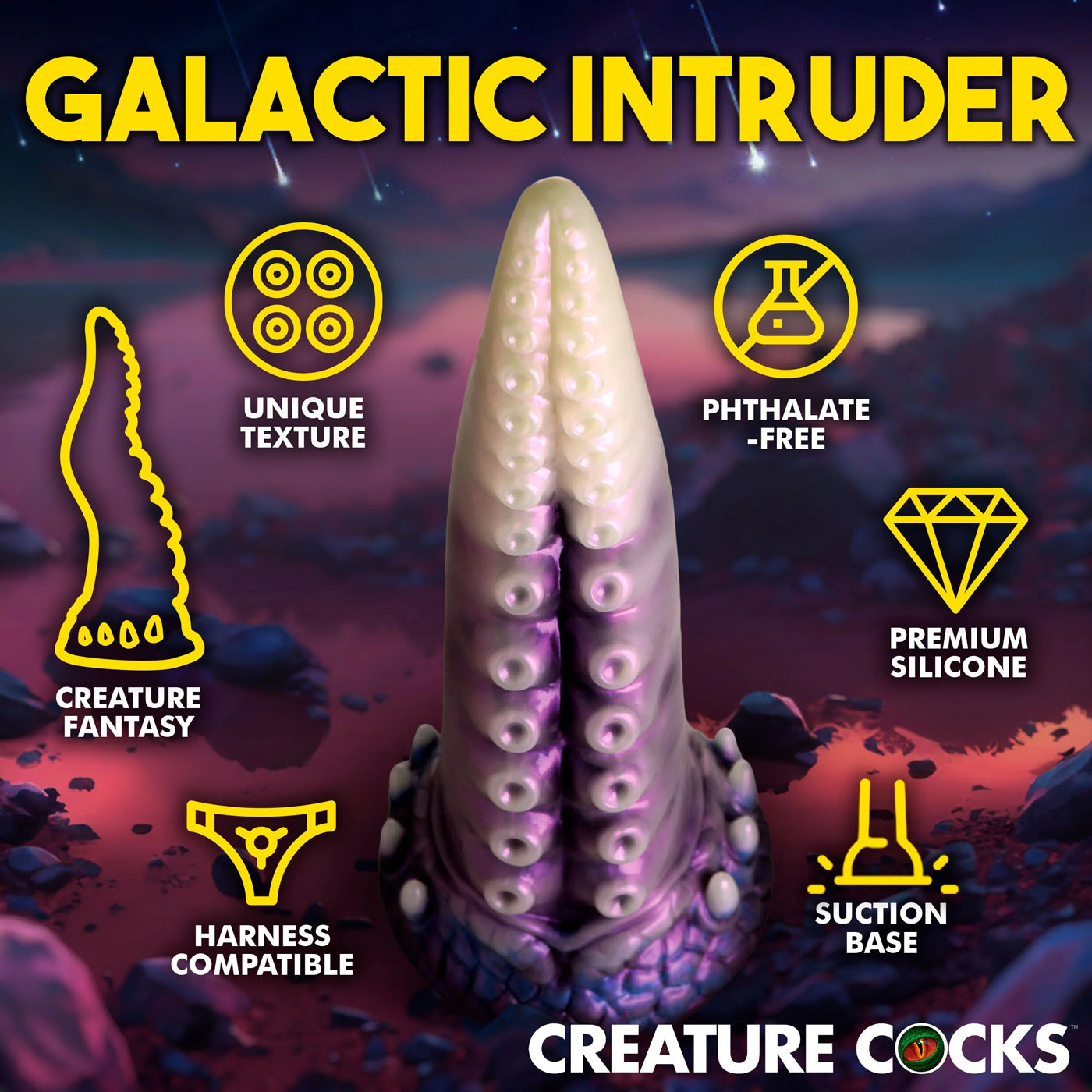 Astropus Tentacle Silicone Dildo | CC-AH419