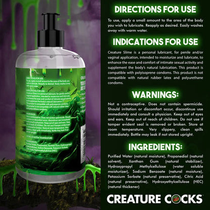 Creature Slime Water Based Lubricant 16oz | CC-AH455-16OZ