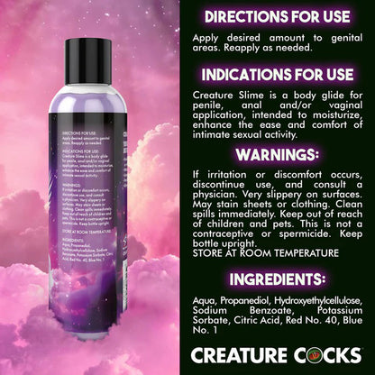 8oz Creature Slime Purple Slime Water-Based - Lubricant | CC-AH587-8OZ