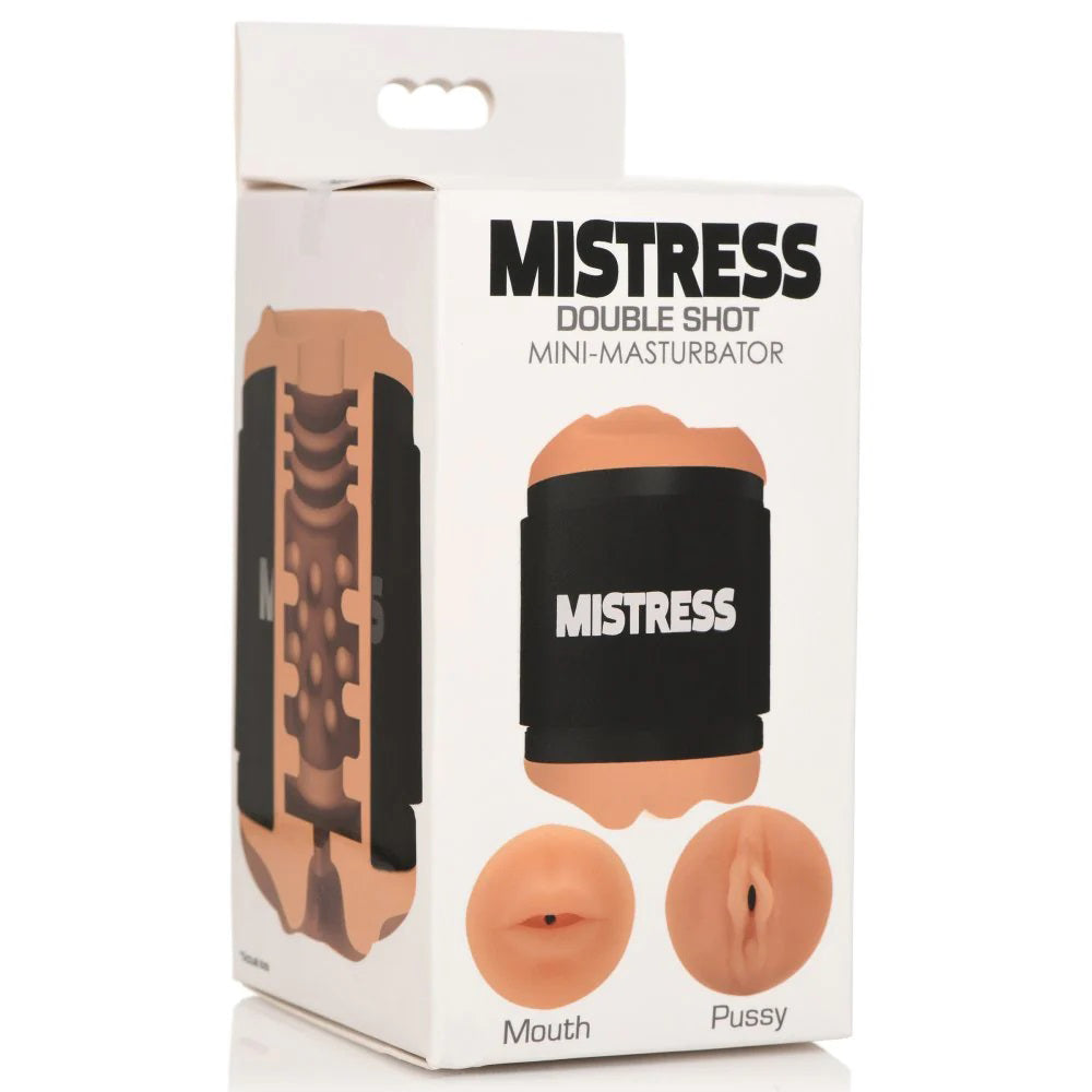 Mistress Double Shot Mouth and Pussy Stroker - Medium | CN-07-0585-12