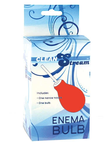 Enema Cleansing Bulb - Red by XR Brands 811847011315 available at EroticWarehouse.com