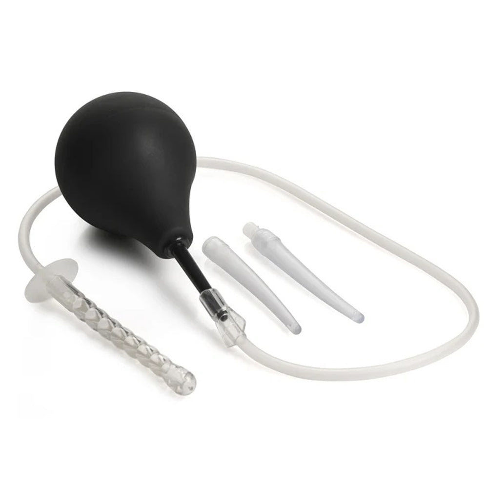 Silicone Enema Bulb Kit by XR Brands 848518054005 available at EroticWarehouse.com