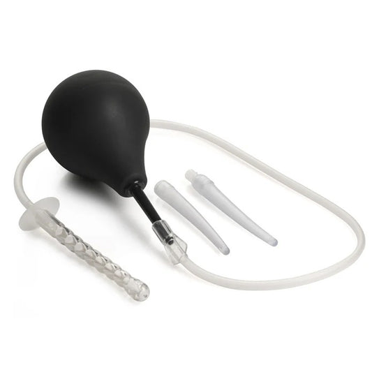Silicone Enema Bulb Kit by XR Brands 848518054005 available at EroticWarehouse.com