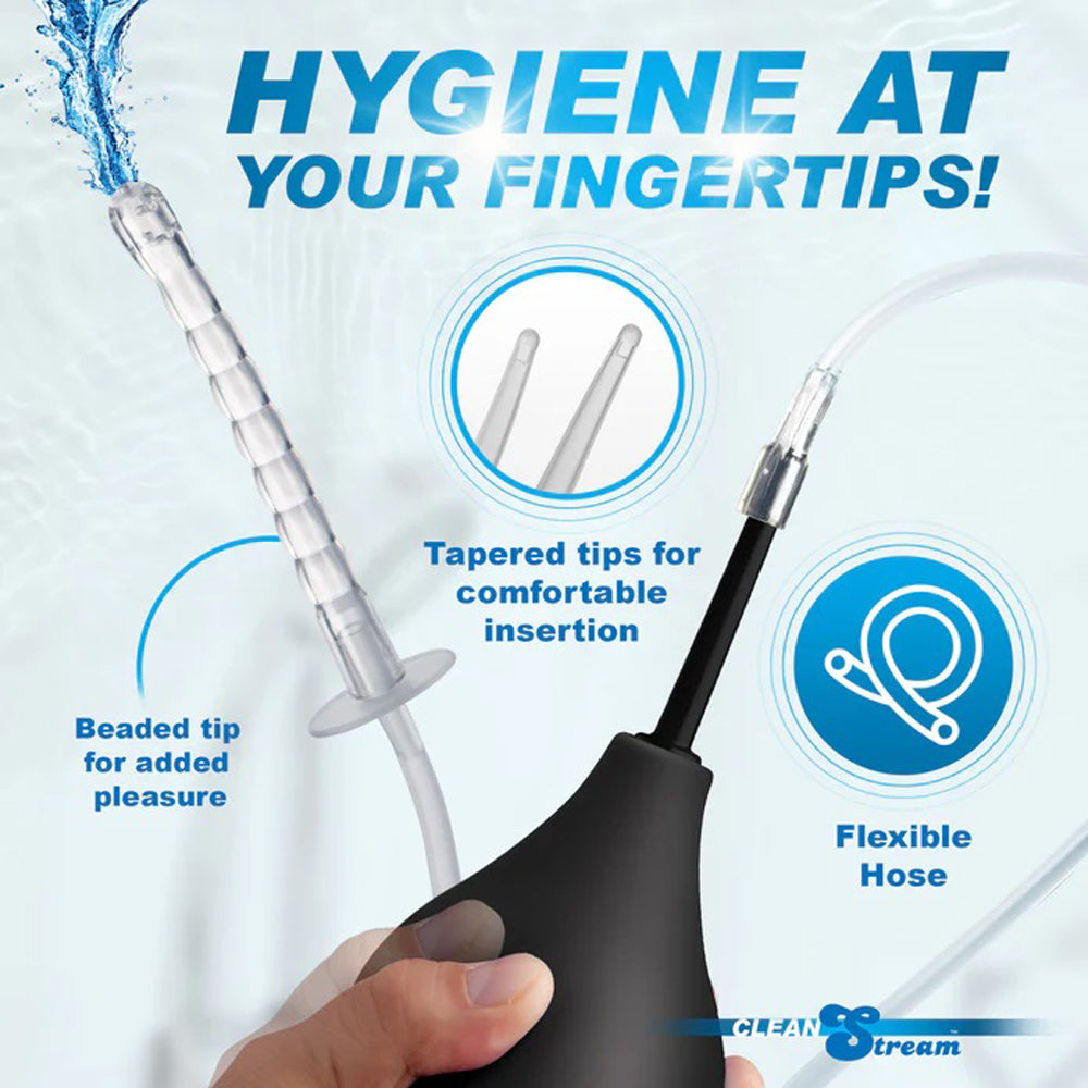 Silicone Enema Bulb Kit by XR Brands 848518054005 available at EroticWarehouse.com