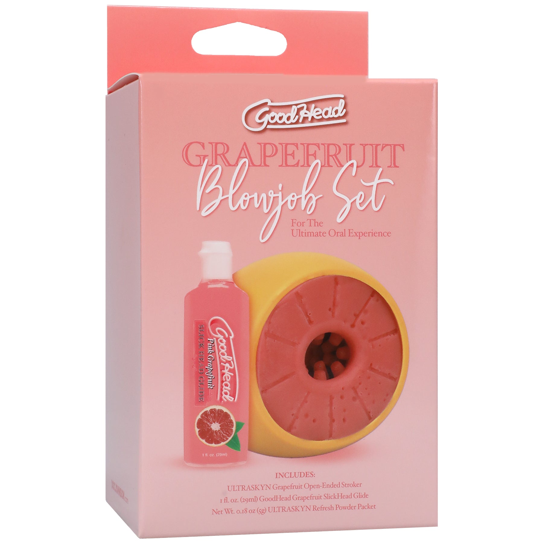 Goodhead - Grapefruit Blowjob Set - Yellow/pink | DJ0682-35-BX