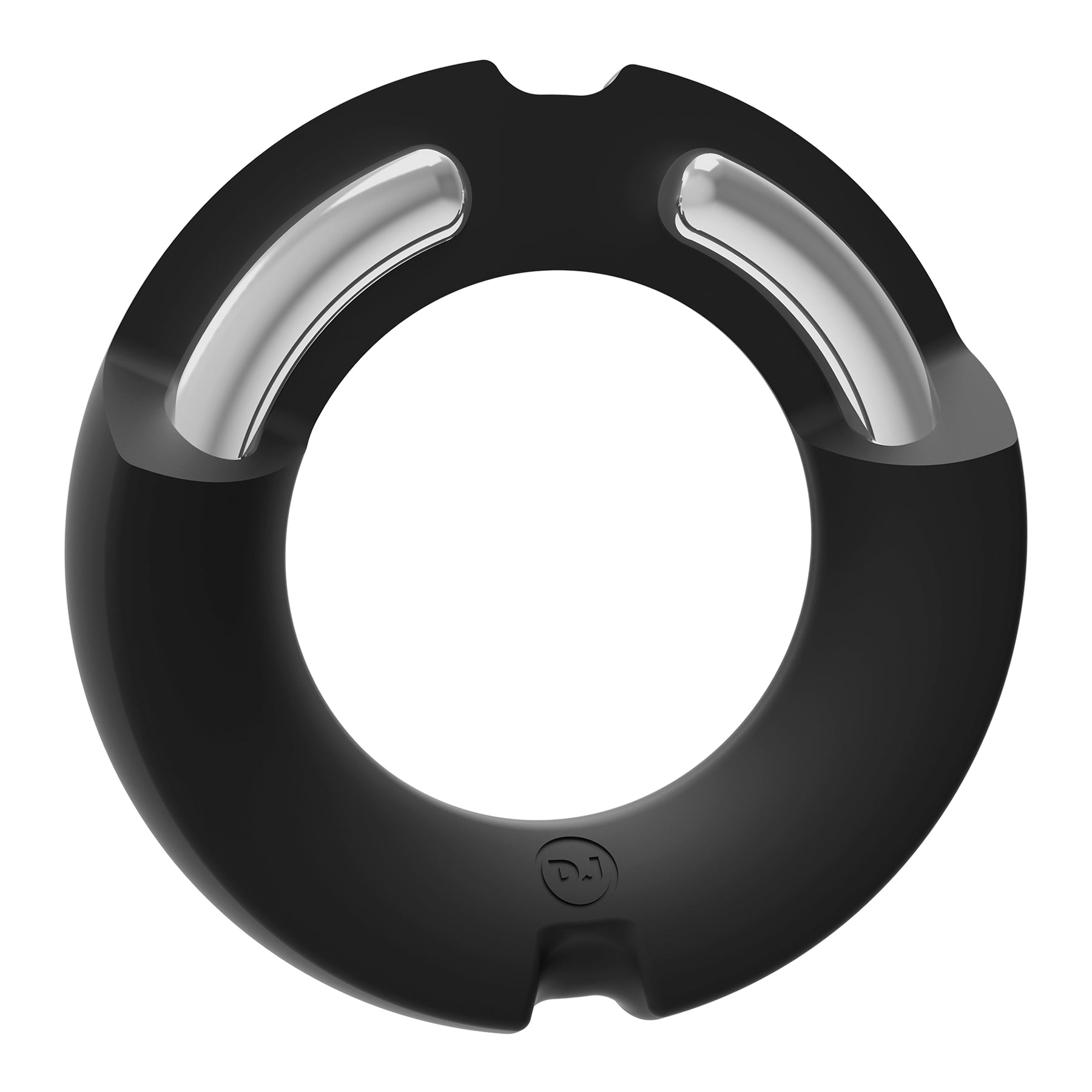 Merci - the Paradox - Silicone Covered Metal Cock Ring - 50mm - Black DJ2402-40-BX 782421089795 from EdgingWarehouse.com where we sell the best male sex toys and fleshlight type strokers for masturbation, edging and gooning and other men's health and sexu