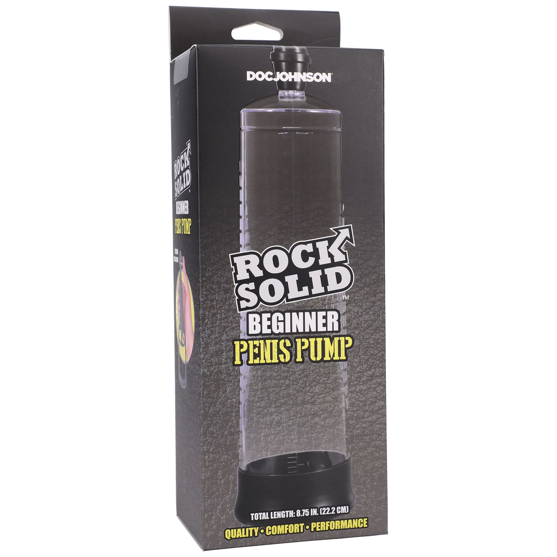 Rock Solid - Beginner Penis Pump - Black/clear | DJ3705-02-BX