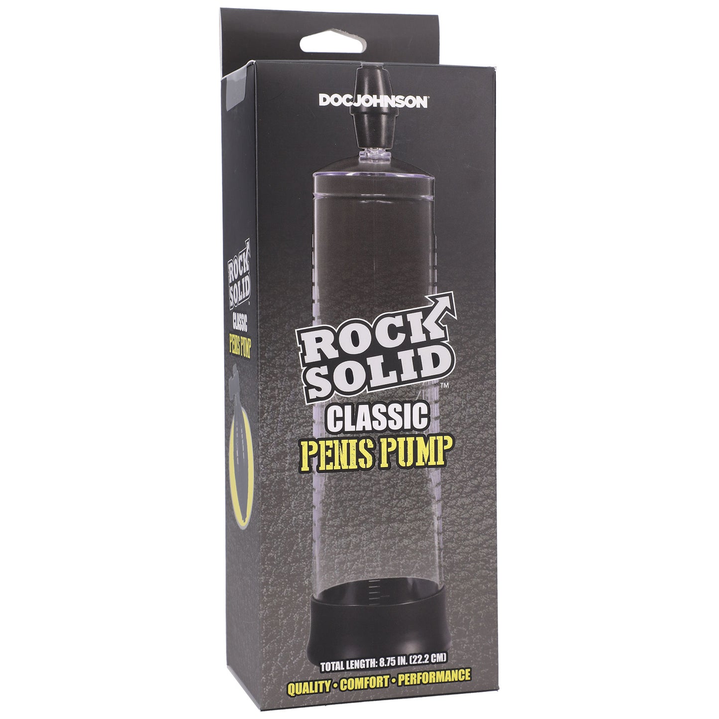 Rock Solid - Classic Penis Pump - Black/clear | DJ3705-03-BX