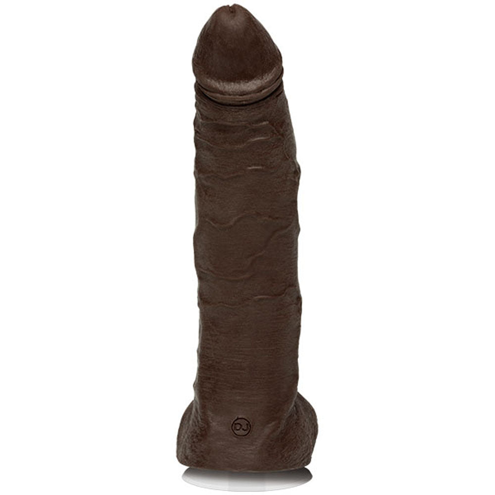 Jason Luv - 10 Inch Ultraskyn Cock With Removable Vac-U-Lock Suction Cup - Chocolate | DJ8060-06-BX