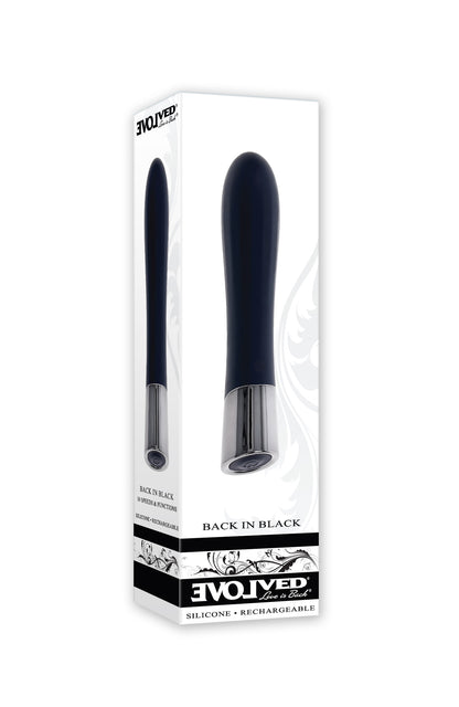 Back in Black Vibrator EN-RS-4974-2 844477024974 from EdgingWarehouse.com where we sell the best male sex toys and fleshlight type strokers for masturbation, edging and gooning and other men's health and sexual wellness items.