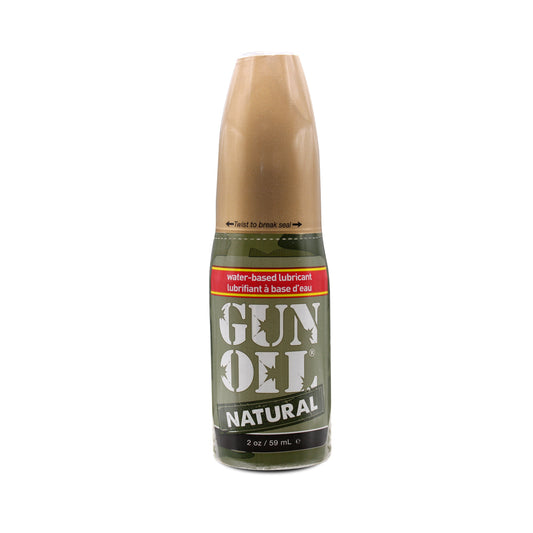 Gun Oil Natural 2 Oz GO-NAT-2 813362024245 from EdgingWarehouse.com where we sell the best male sex toys and fleshlight type strokers for masturbation, edging and gooning and other men's health and sexual wellness items.
