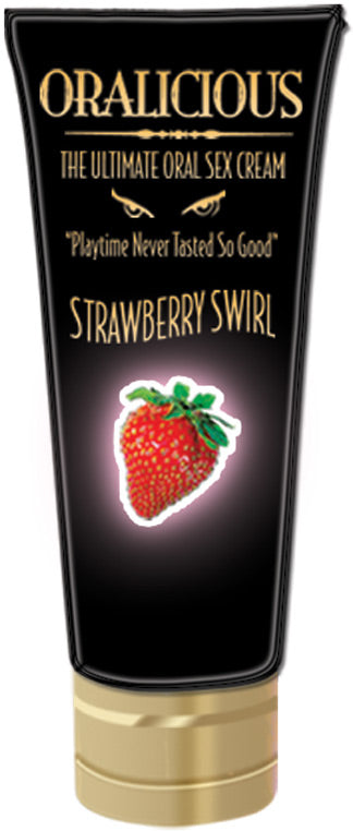 Oralicious - Strawberry Swirl - 2 Fl. Oz. | Hott Products | HTP2151 | 818631021512 from EdgingWarehouse.com and EroticWarehouse.com where we sell the best adult sex toys and fleshlight type strokers for masturbation, edging and gooning and other adult hea