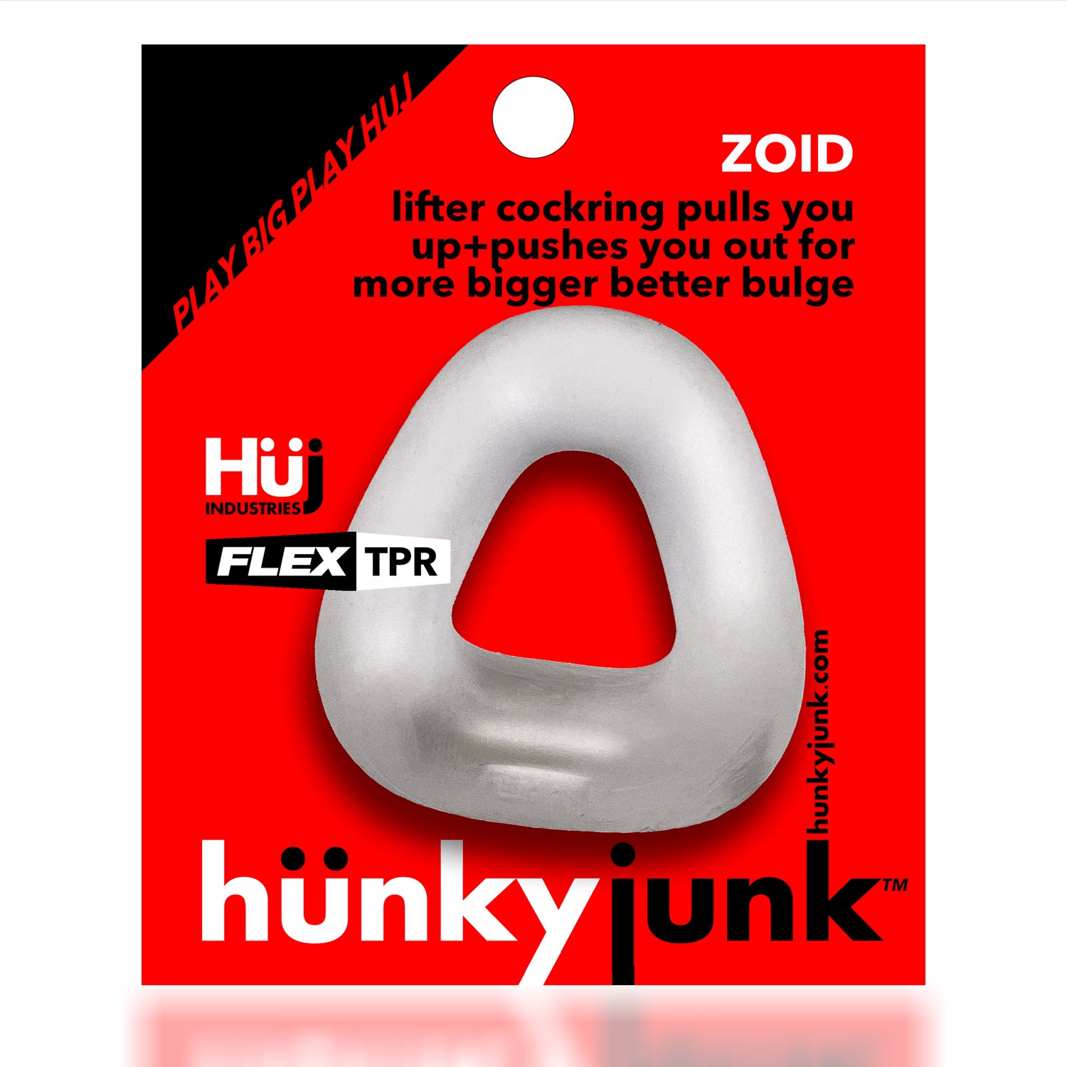 Zoid - Trapazoid Lifter Cockring - Clear Ice | HUJ-129-CLRICE