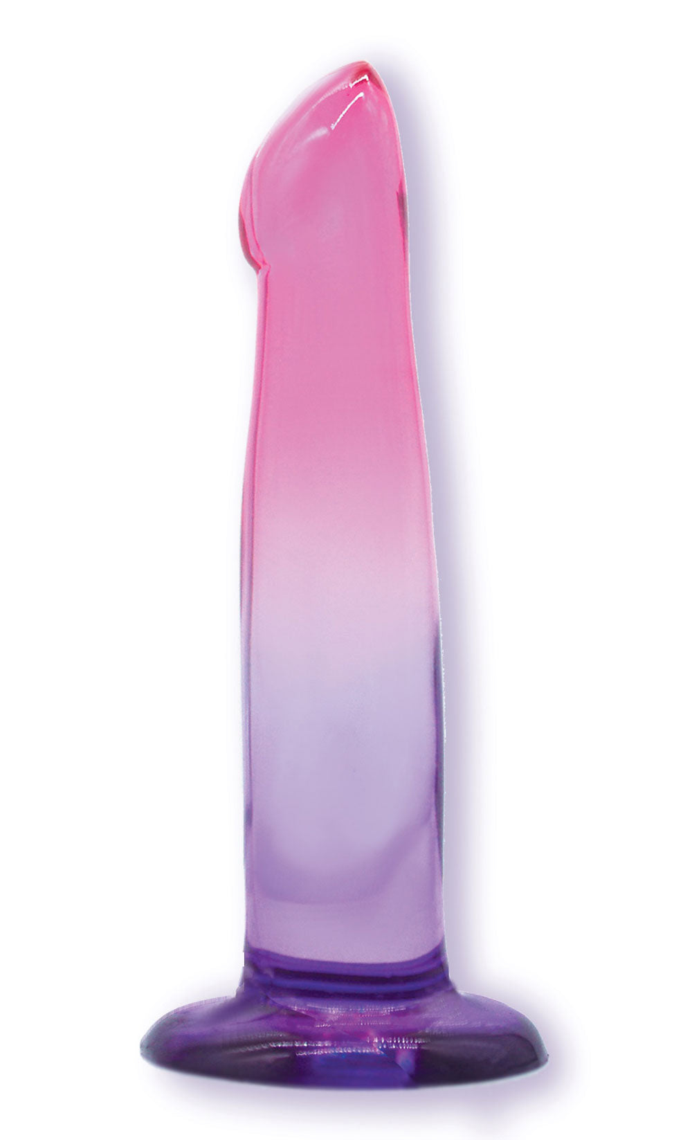 Shades, 6.25" G-Spot Jelly Tpr Gradient Dong - Pink and Purple IC1312 847841013123 from EdgingWarehouse.com where we sell the best male sex toys and fleshlight type strokers for masturbation, edging and gooning and other men's health and sexual wellness i