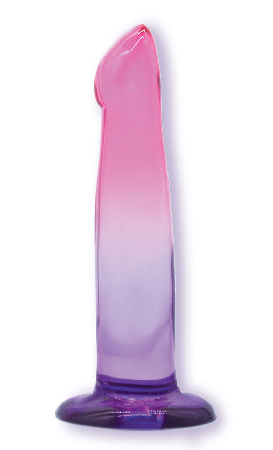 Shades, 6.25" G-Spot Jelly Tpr Gradient Dong - Pink and Purple IC1312 847841013123 from EdgingWarehouse.com where we sell the best male sex toys and fleshlight type strokers for masturbation, edging and gooning and other men's health and sexual wellness i