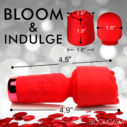 Pleasure Rose-Petite Mini Silicone Rose Wand - Red INM-AH339 848518053886 from EdgingWarehouse.com where we sell the best male sex toys and fleshlight type strokers for masturbation, edging and gooning and other men's health and sexual wellness items.