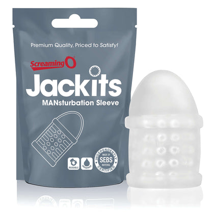 Jackits Mansturbation Sleeve - Each - Clear | JAK-C-110E