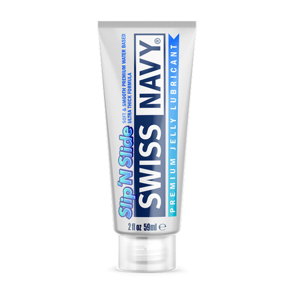 Swiss Navy Slip N Slide - Premium Jelly Lubricant - 2 Fl. Oz. | MD-SNSLIP2