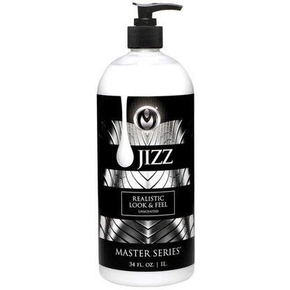 Jizz Unscented Water-Based Lube - 34oz | XR Brands | MS-AH048-34OZ | 848518048813 from EdgingWarehouse.com and EroticWarehouse.com where we sell the best adult sex toys and fleshlight type strokers for masturbation, edging and gooning and other adult heal