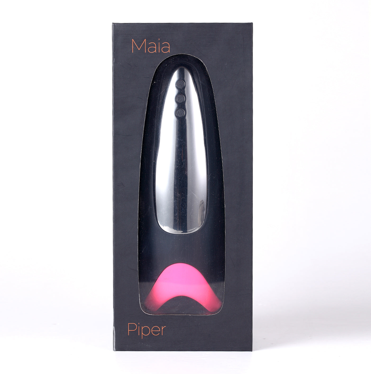 Piper USB Rechargeable Multi Function Masturbator With Suction - Black/pink | MTLM18-F01