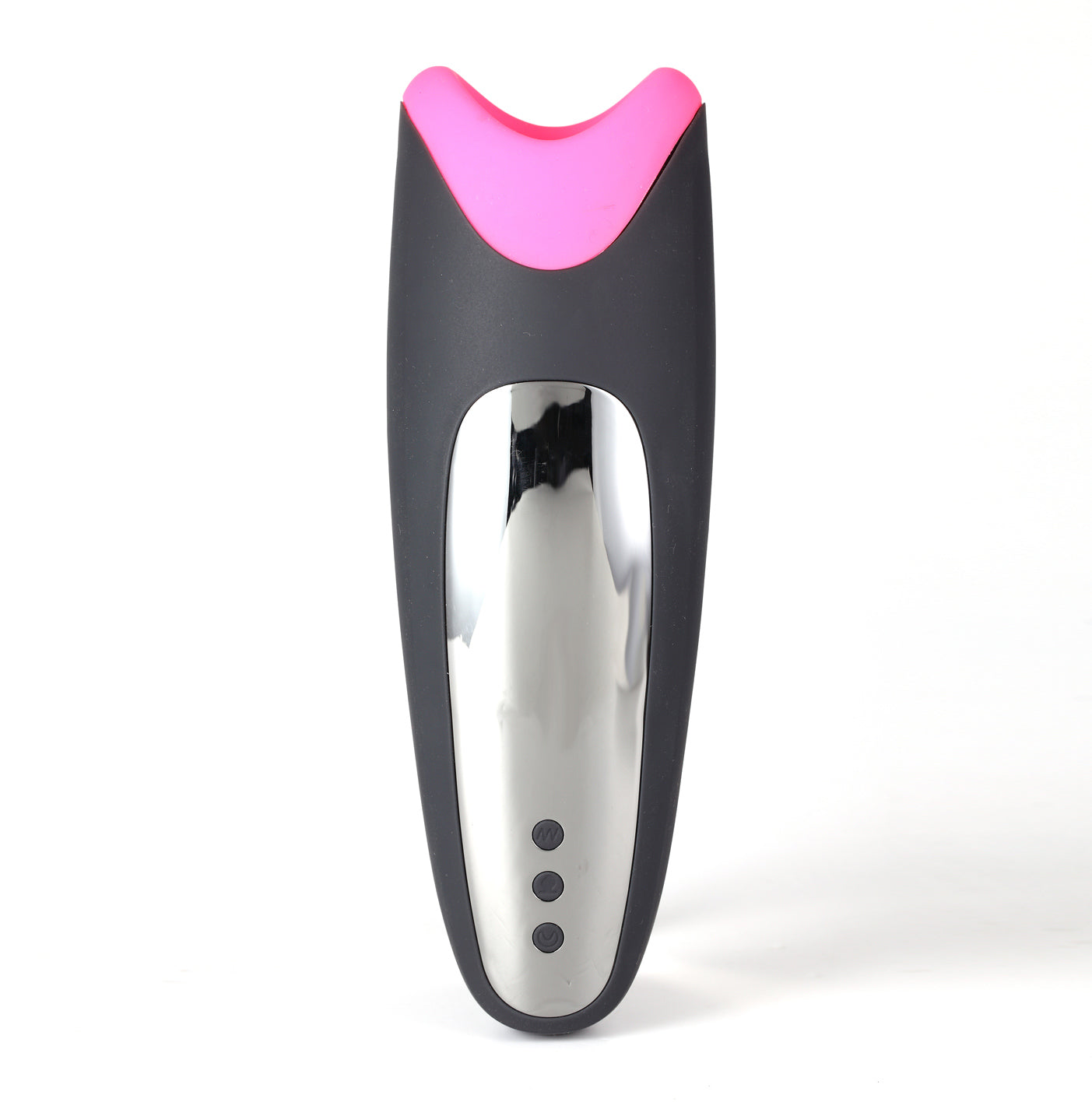 Piper USB Rechargeable Multi Function Masturbator With Suction - Black/pink | MTLM18-F01