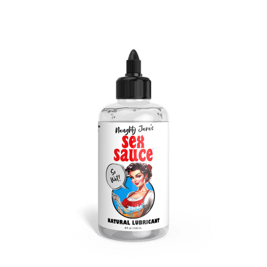 Naughty Jane's Sex Sauce Natural Lubricant 8oz NJ-AH396-8OZ 848518054524 from EdgingWarehouse.com where we sell the best male sex toys and fleshlight type strokers for masturbation, edging and gooning and other men's health and sexual wellness items.
