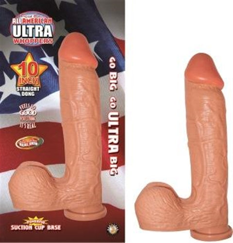 All American Ultra Whoppers - 10 inch Straight Dong -Flesh | NW2624