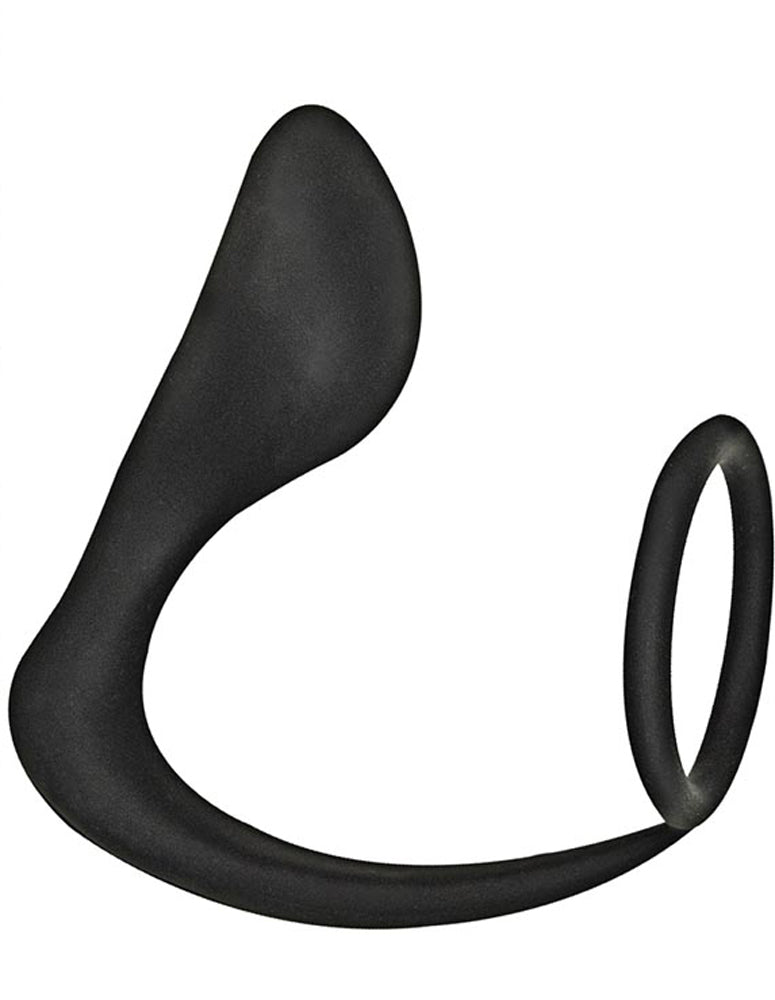 Commander Prostate Pleaser Cockring - Black | NW2944