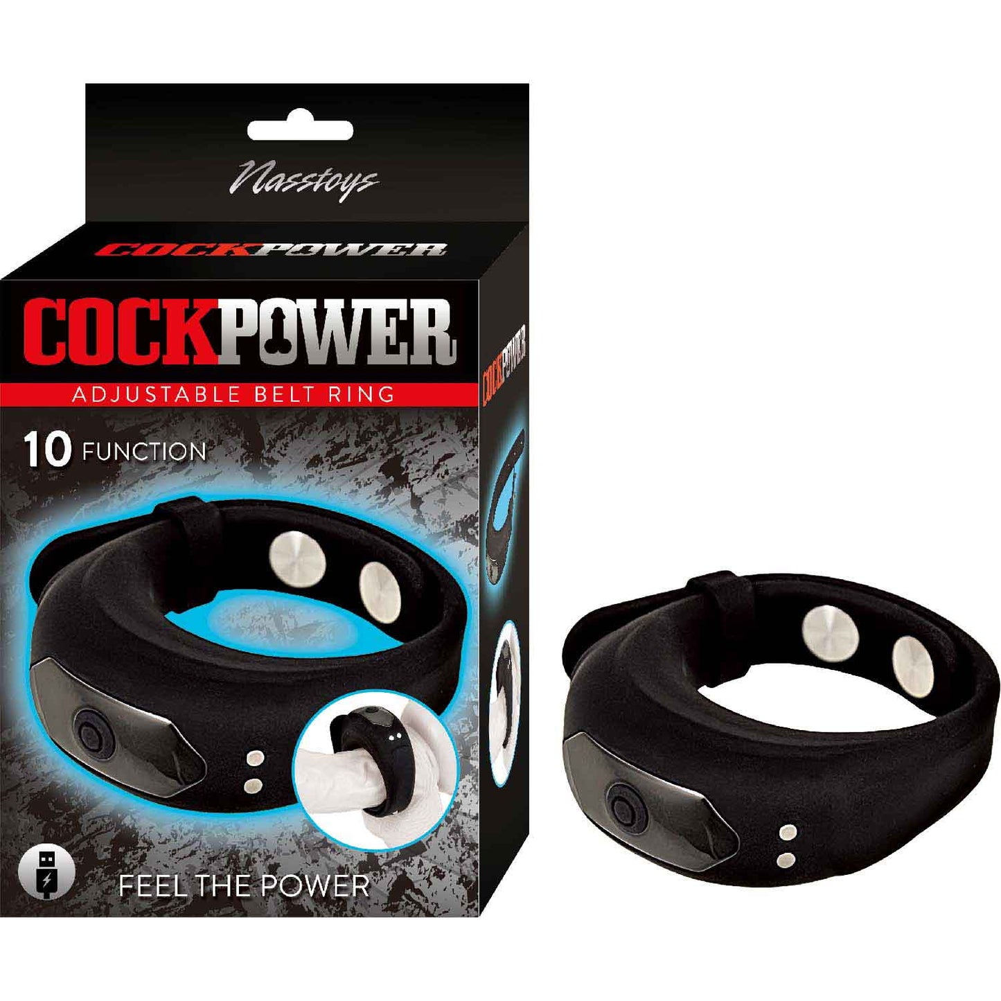 Cockpower Adjustable Belt Ring - Black | NW3167