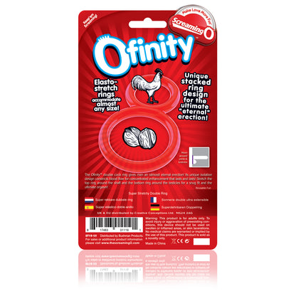 Ofinity Double Ring - Red | OFY-R-110E