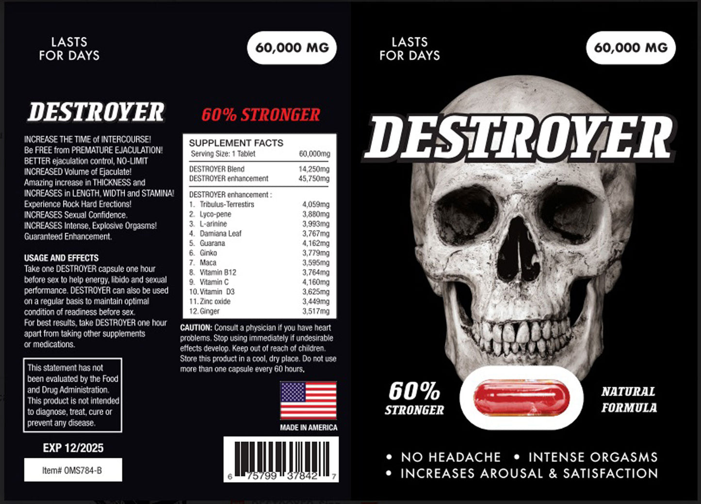 Destroyer 30 Pill Box | OMS784-B