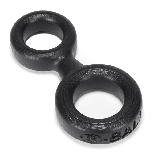 8-Ball Cockring With Attached Ball Ring Oxballs - Black | OX-1076-BLK