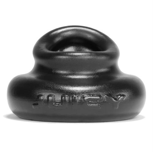 Juicy Pumper Fatty Cockring - Black by Oxballs 840215113474 available at EroticWarehouse.com