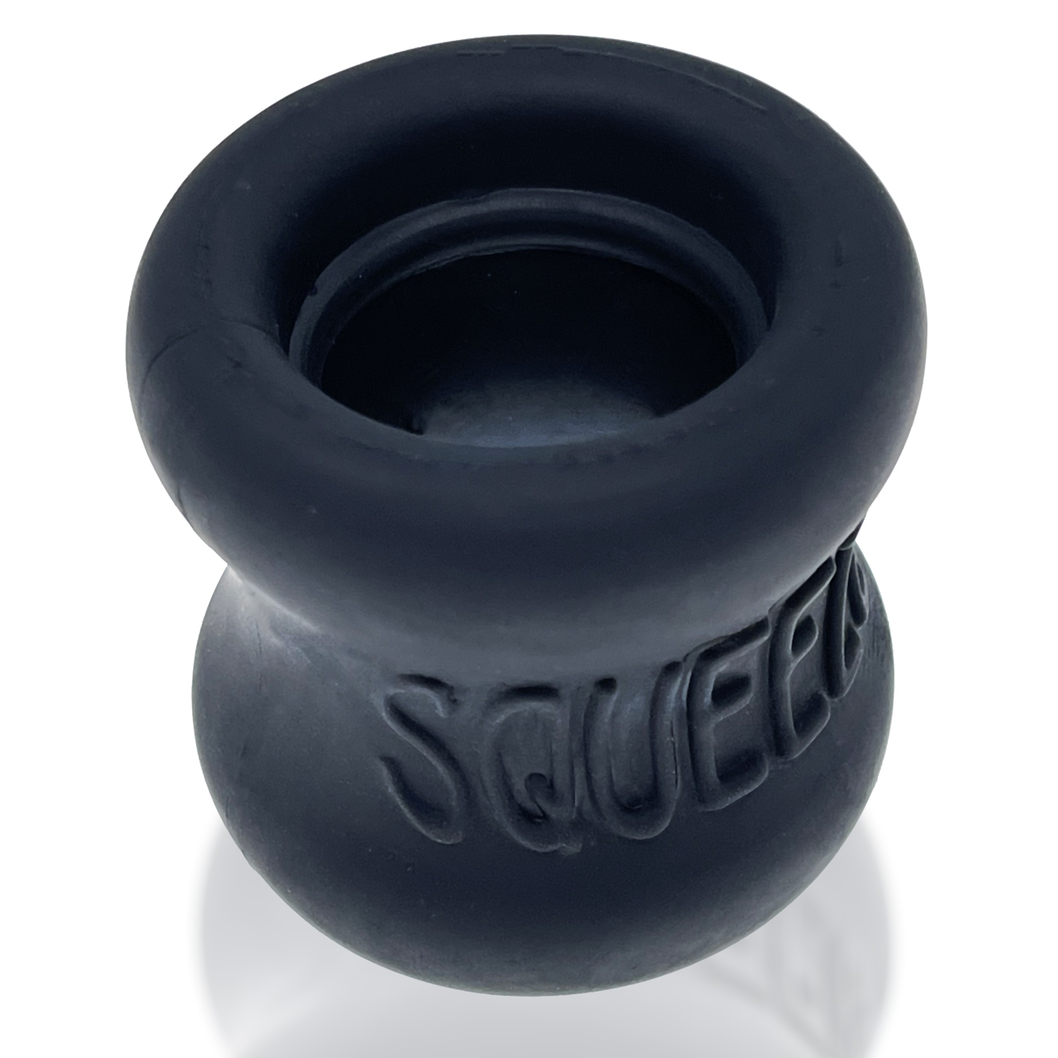 Squeeze Soft - Grip Ballstretcher - Night Black OX-3011-NGT 840215121820 from EdgingWarehouse.com where we sell the best male sex toys and fleshlight type strokers for masturbation, edging and gooning and other men's health and sexual wellness items.
