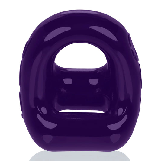 360 2- Way Cockring and Ballsling - Eggplant | OX-3013-EGP