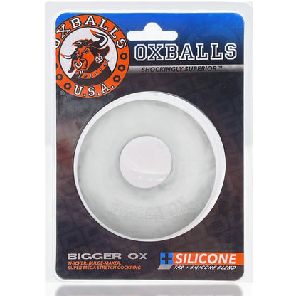 Bigger Ox Cockring - Clear Ice | OX-3058-CLIC