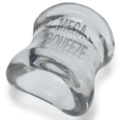 Mega Squeeze - Ergofit Ballstretcher - Clear OX-3077-CLR 840215122643 from EdgingWarehouse.com where we sell the best male sex toys and fleshlight type strokers for masturbation, edging and gooning and other men's health and sexual wellness items.