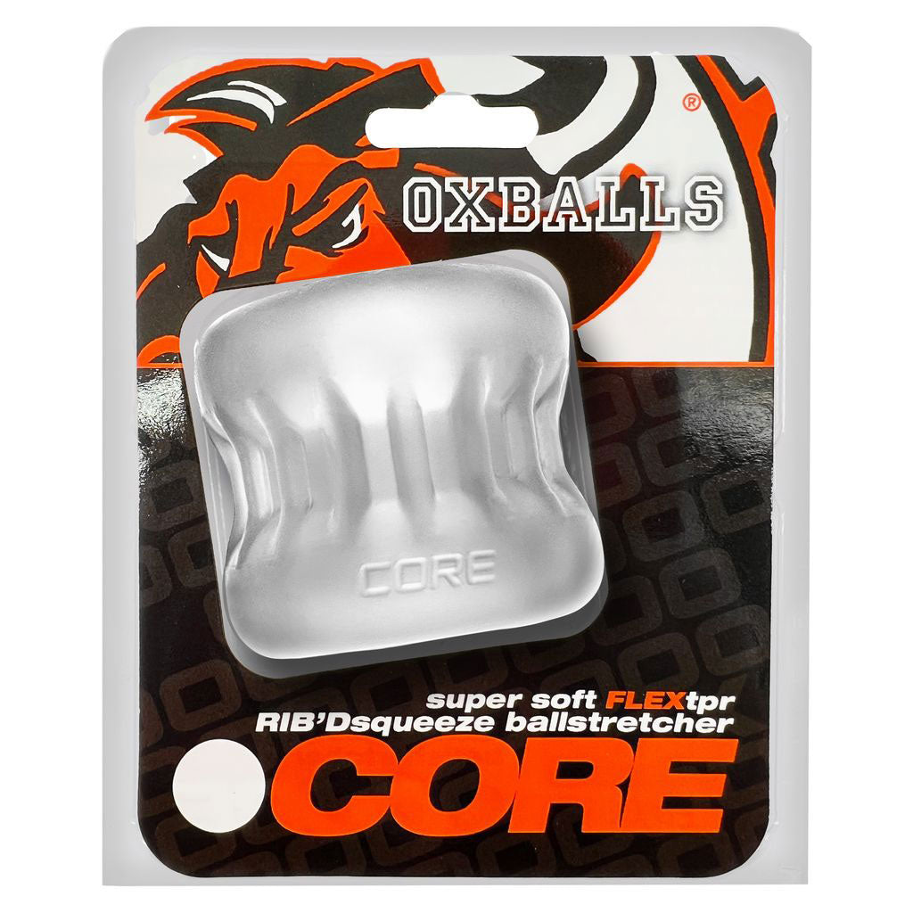 Core Gripsqueeze Ballstretcher - Clear Ice OX-3092-CLRICE 840215122568 from EdgingWarehouse.com where we sell the best male sex toys and fleshlight type strokers for masturbation, edging and gooning and other men's health and sexual wellness items.