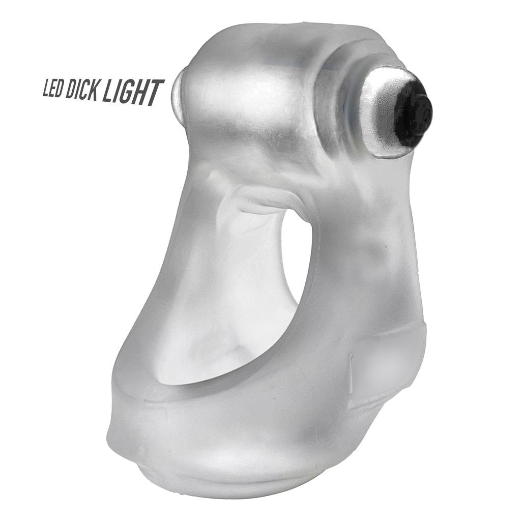 Glowsling Cocksling Led - Clear Ice OX-3094-CLRICE 840215122674 from EdgingWarehouse.com where we sell the best male sex toys and fleshlight type strokers for masturbation, edging and gooning and other men's health and sexual wellness items.