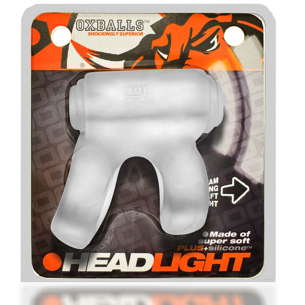 Headlight Shaft-Holster Led - Clear Ice OX-3096-CLRICE 840215122766 from EdgingWarehouse.com where we sell the best male sex toys and fleshlight type strokers for masturbation, edging and gooning and other men's health and sexual wellness items.