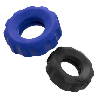 Hunkyjunk Cog 2 - Size C-Ring - Cobalt / Tar OX-HUJ-103-CBLTAR 840215119698 from EdgingWarehouse.com where we sell the best male sex toys and fleshlight type strokers for masturbation, edging and gooning and other men's health and sexual wellness items.