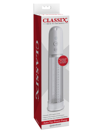 Classix Auto-Vac Power Pump - White | PD1995-19