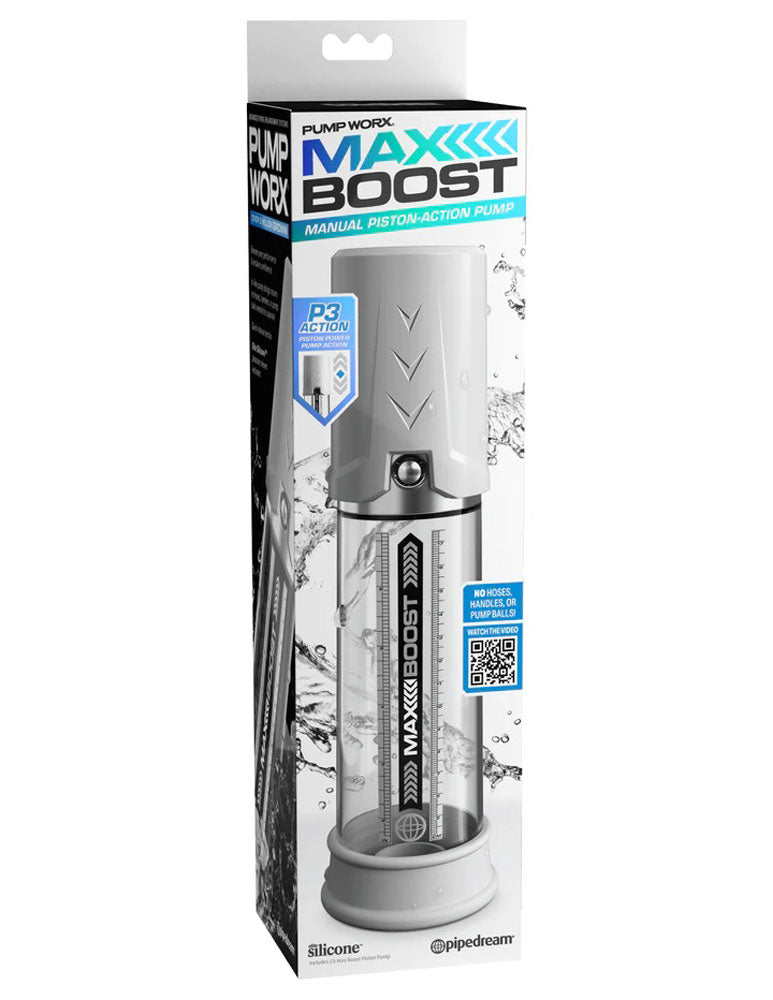 Pump Work Max Boost - White/clear | PD3249-19