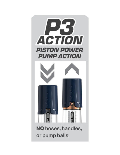 Pump Worx Max Boost - Blue/clear | PD3249-25