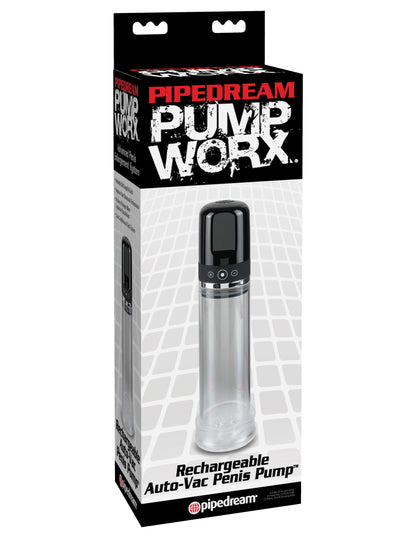 Pump Worx Rechargeable 3-Speed Auto-Vac Penis Pump | PD3299-23