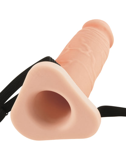 Fantasy X-Tensions 8-Inch Silicone Hollow Extension - Flesh | PD4127-21