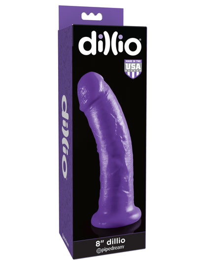 Dillio Purple - 8 Inch Dillio PD5308-12 603912742305 from EdgingWarehouse.com where we sell the best male sex toys and fleshlight type strokers for masturbation, edging and gooning and other men's health and sexual wellness items.