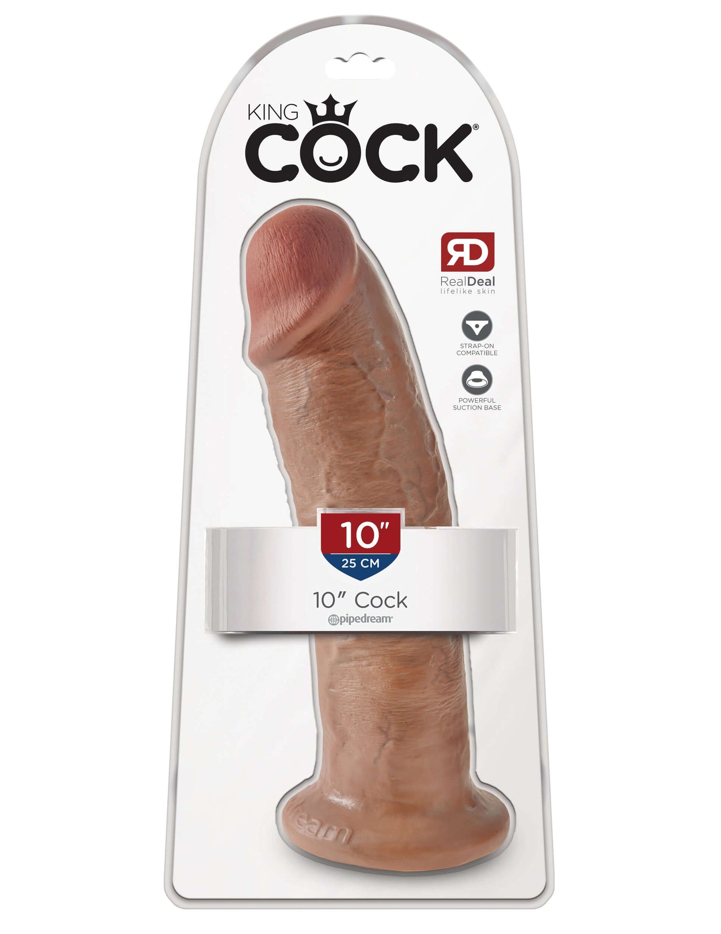 King Cock 10 Inch Cock - Tan | PD5505-22