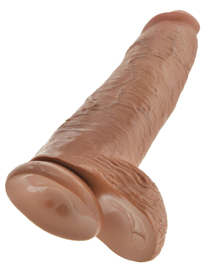 King Cock 12 Inch Cock With Balls - Tan | PD5511-22