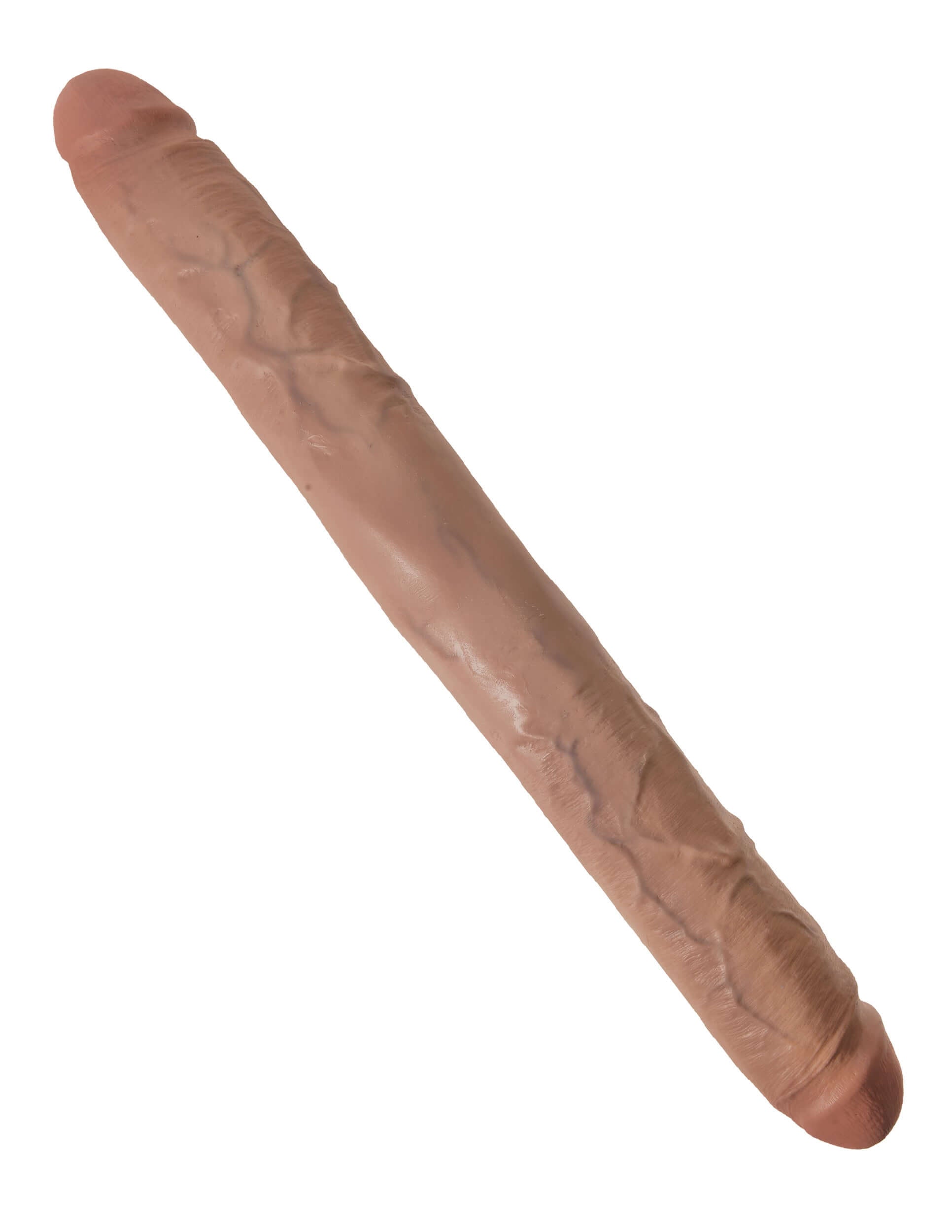 King Cock 16 Inch Thick Double Dildo - Tan | PD5518-22